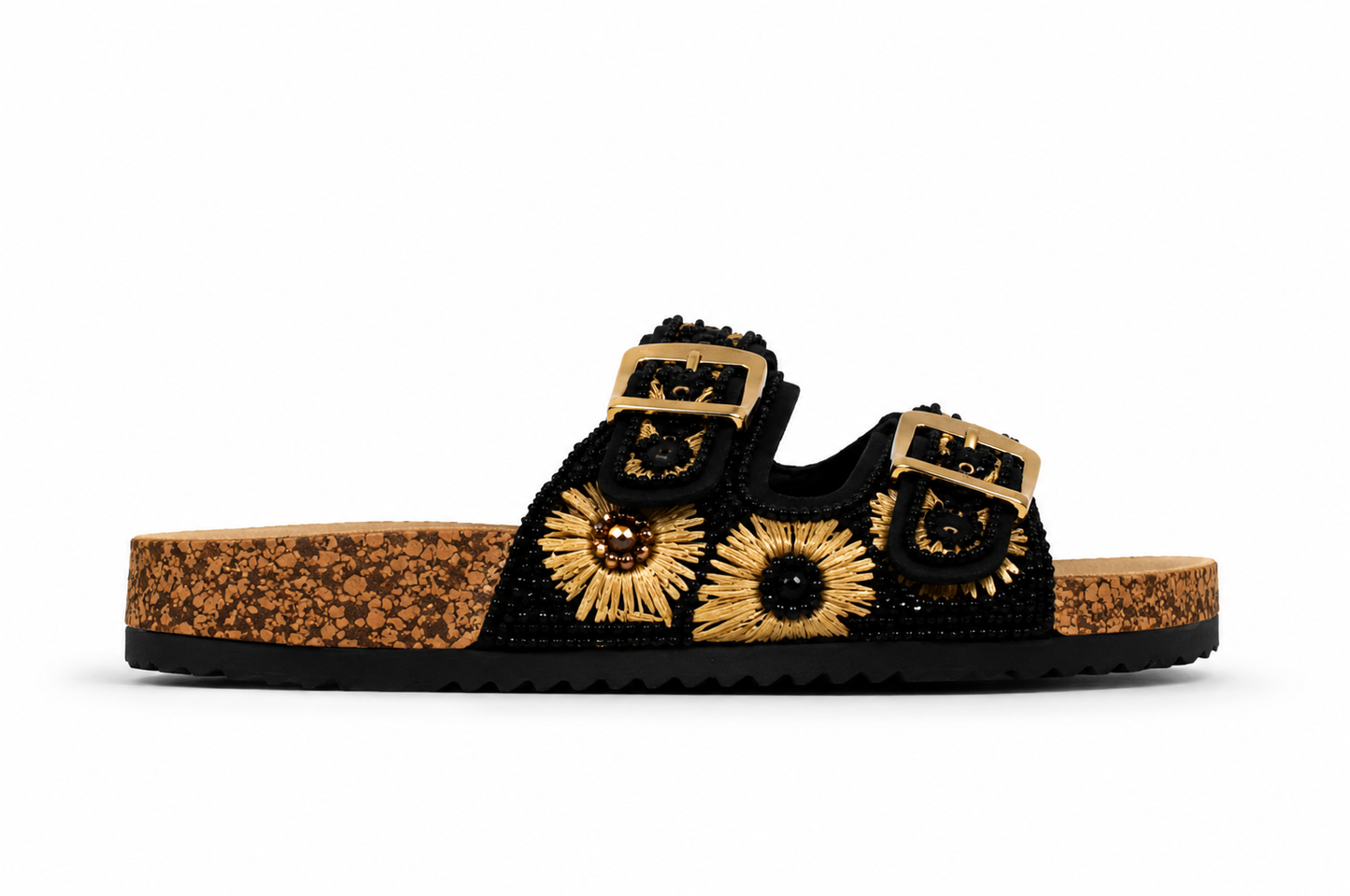 CIABATTINA MOD. BIRK GIRASOLE