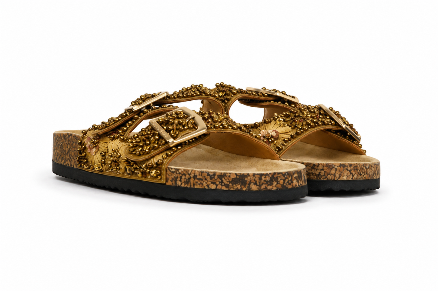 CIABATTINA MOD. BIRK GIRASOLE