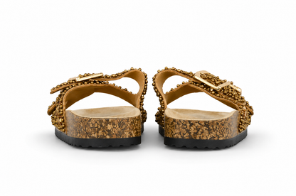 CIABATTINA MOD. BIRK GIRASOLE